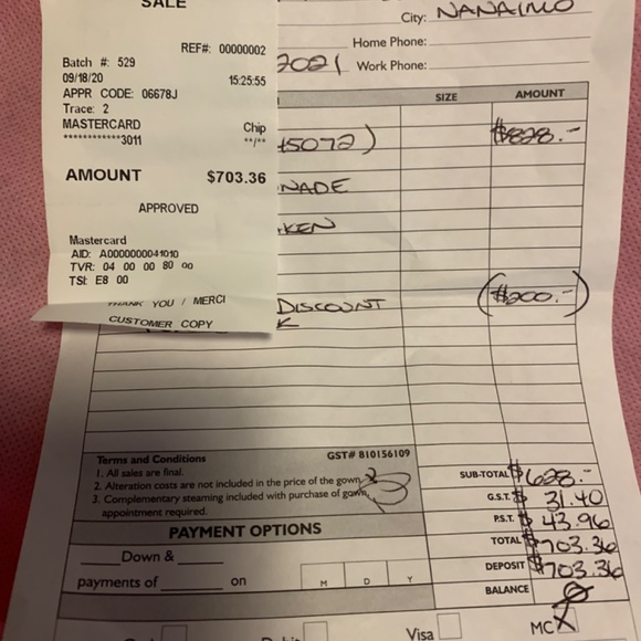 Prom dress/gown - Picture 3 of 3